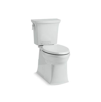 Corbelle ContinuousClean XT two-piece elongated toilet with skirted trapway, 1.28 gpf