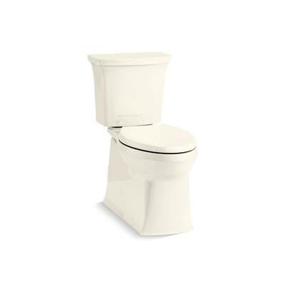 Corbelle Tall two-piece elongated toilet with skirted trapway, 1.28 gpf