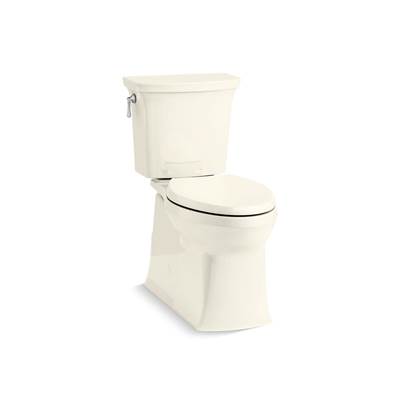 Corbelle ContinuousClean XT two-piece elongated toilet with skirted trapway, 1.28 gpf