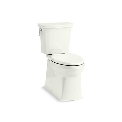 Corbelle ContinuousClean XT two-piece elongated toilet with skirted trapway, 1.28 gpf