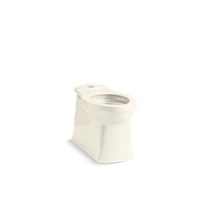 Corbelle Elongated toilet bowl with skirted trapway