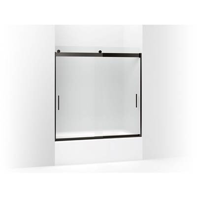 Kohler Levity Sliding Bath Door, 59-3/4'' H X 56-5/8 - 59-5/8'' W, with 1/4'' Thick Frosted Glass...