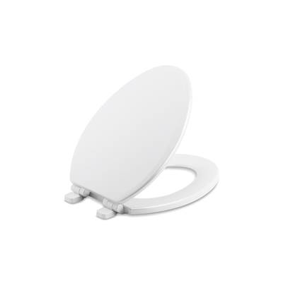 Kohler Ridgewood Quiet-CloseE elongated toilet seat - White