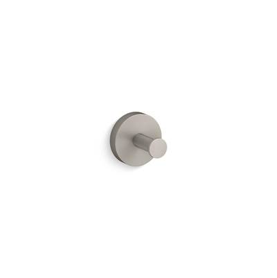 Elate Robe hook - Vibrant Brushed Nickel