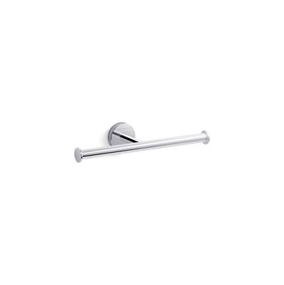 Elate Double toilet paper holder - Polished Chrome