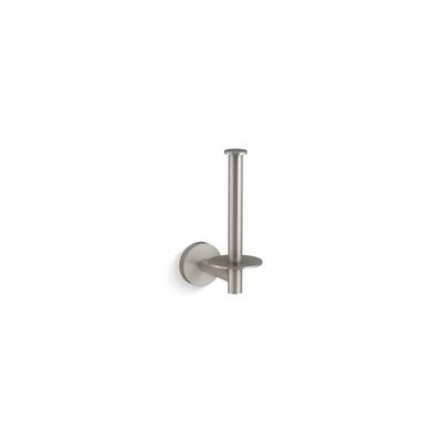 Elate Vertical toilet paper holder - Vibrant Brushed Nickel