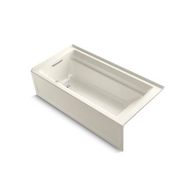 Archer 72'' x 36'' alcove bath, left drain