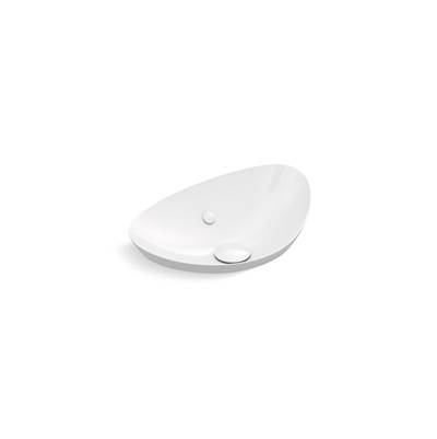 Kohler VeilE 21'' oval vessel bathroom sink - White
