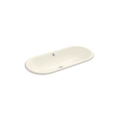Kohler Iron Plains 33'' Oval Drop-in/undermount Bathroom Sink - Biscuit