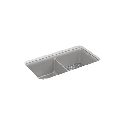 Cairn 33-1/2'' undermount double-bowl kitchen sink