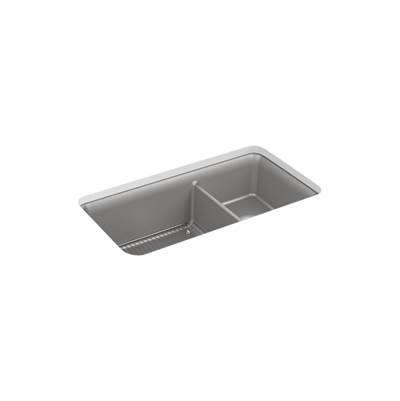 Cairn 33-1/2'' undermount double-bowl kitchen sink