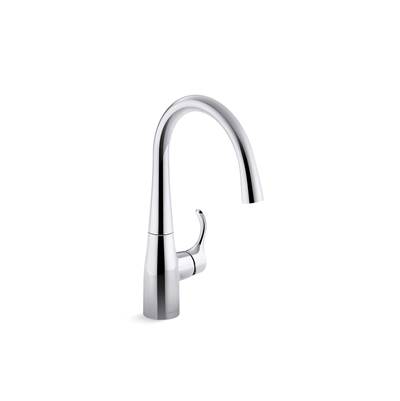 Kohler Simplice Single-handle bar sink faucet - Polished Chrome