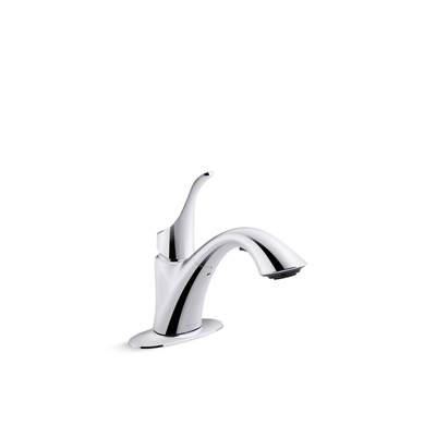 Kohler Simplice Pull-out laundry sink faucet with two-function sprayhead - Polished Chrome