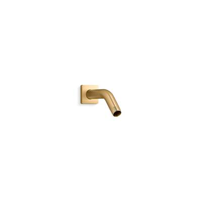Kohler Honesty Shower arm and flange - Vibrant Brushed Moderne Brass