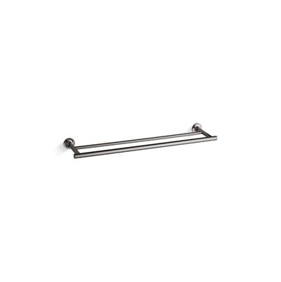 Kohler Purist 24'' Double Towel Bar - Vibrant Titanium