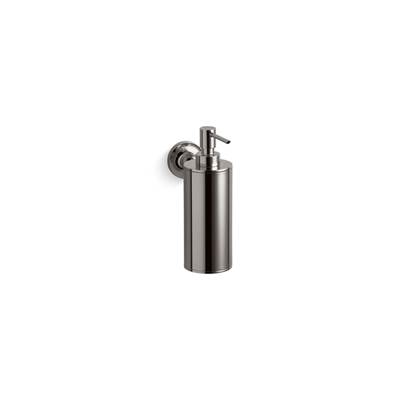 Kohler Purist Wall-mount soap/lotion dispenser - Vibrant Titanium