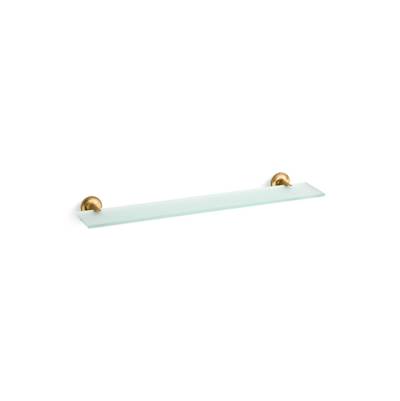 Kohler Purist Glass Shelf - Vibrant Brushed Moderne - Brass