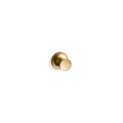 Kohler Purist Robe Hook - Vibrant Brushed Moderne - Brass