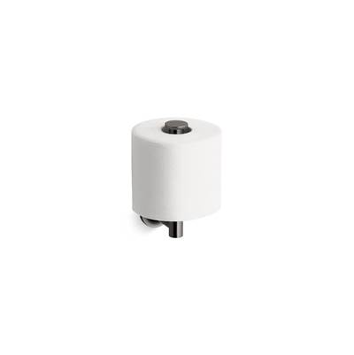 Kohler Purist Vertical toilet paper holder - Vibrant Titanium
