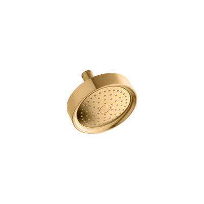 Kohler Purist Single-function showerhead, 2.5 gpm - Vibrant Brushed Moderne Brass
