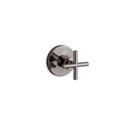 Kohler Purist Mastershower Volume Control Valve Trim with Cross Handle - Vibrant Titanium
