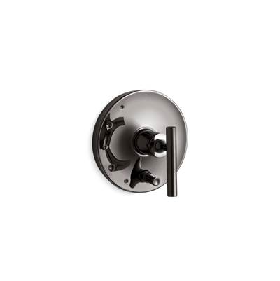 Kohler Purist Rite-temp Valve Trim with Push-button Diverter and Lever Handle - Vibrant Titanium