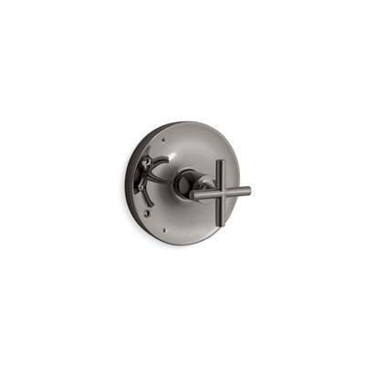 Kohler Purist Rite-temp Valve Trim with Cross Handle - Vibrant Titanium