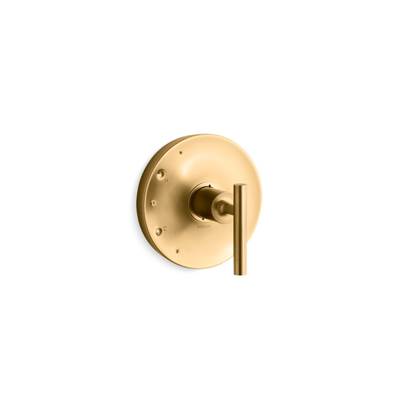 Kohler Purist Rite-temp Valve Trim with Lever Handle - Vibrant Brushed Moderne Brass