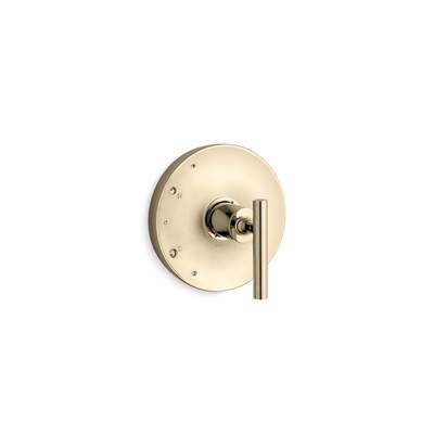 Kohler Purist Rite-temp Valve Trim with Lever Handle - Vibrant French Gold
