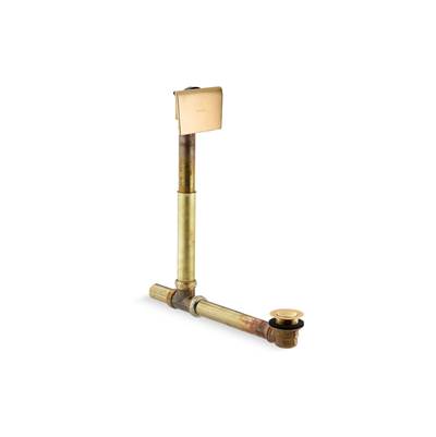 Kohler Tea-for-Two 1-1/2'' adjustable pop-up drain - Vibrant Brushed Moderne Brass