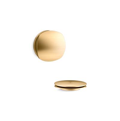 Kohler Purefloe Rotary-turn Bath Drain Trim - Vibrant Brushed Moderne Brass