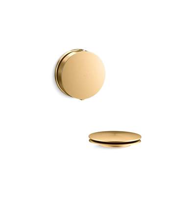 Kohler Purefloe Rotary-turn Bath Drain Trim - Vibrant Brushed Moderne Brass