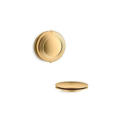 Kohler Purefloe Traditional Rotary-turn Bath Drain Trim - Vibrant Brushed Moderne Brass