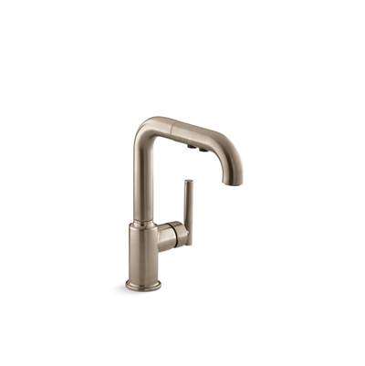 Kohler | Purist | Pull Out Kitchen Faucet - Vibrant Brushed Bronze