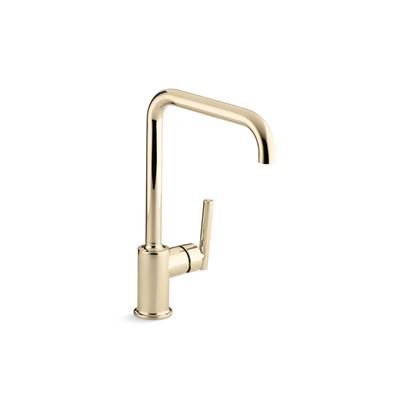 Kohler | Purist | Single Hole Kitchen Faucet - Vibrant French Gold