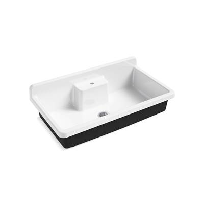 Farmstead 45'' top-/wall-mount single-bowl workstation farmhouse kitchen sink - White