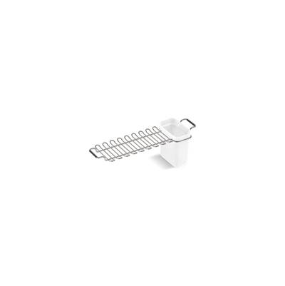 Farmstead Utility rack with cup - Stainless Steel