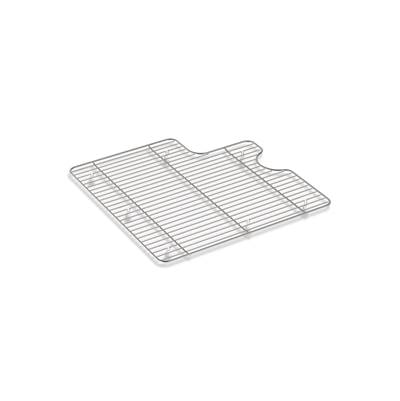 Farmstead Left-hand sink rack - Stainless Steel