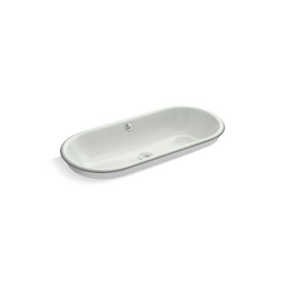 Kohler Iron Plains 33'' Oval Drop-in/undermount/vessel Bathroom Sink with White Painted Underside...