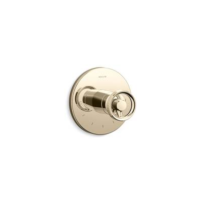 Components MasterShower temperature control valve trim with Industrial handle