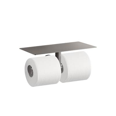 Components Covered Double Toilet Paper Holder