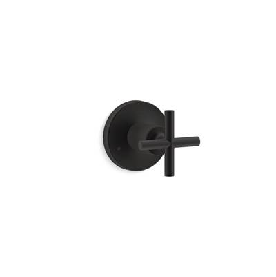 Kohler Purist Mastershower Transfer Valve Trim with Cross Handle - Matte Black