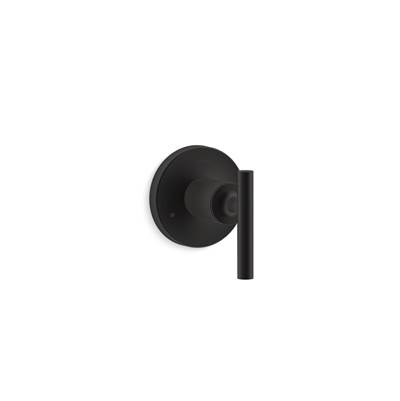 Kohler Purist Mastershower Transfer Valve Trim with Lever Handle - Matte Black