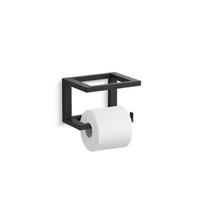 Draft Toilet paper holder - Matte Black