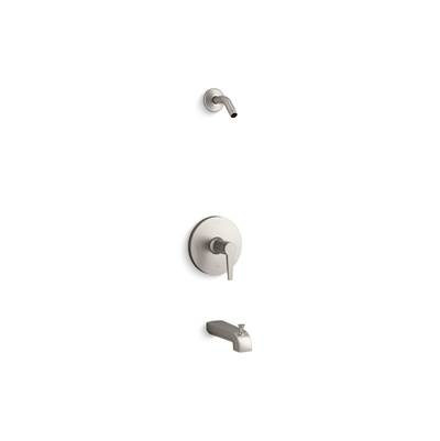 Kohler Pitch Rite-temp Bath and Shower Trim Kit, Without Showerhead - Vibrant Brushed Nickel