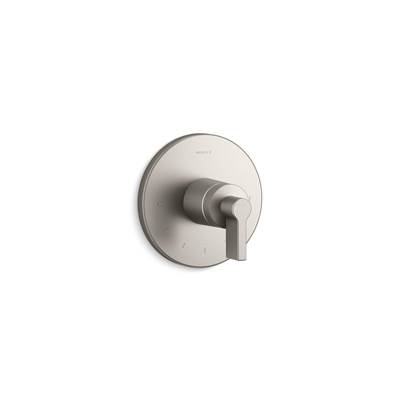 Components MasterShower temperature control valve trim with Lever handle