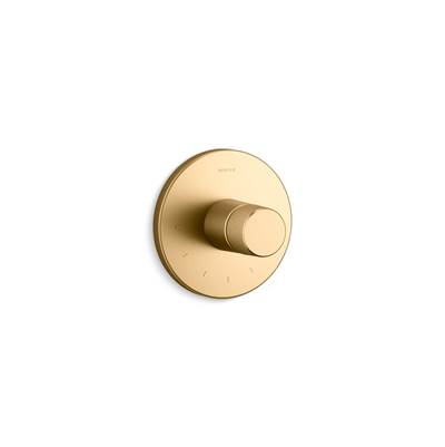 Components MasterShower temperature control valve trim with Oyl handle