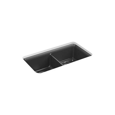Cairn 33-1/2'' undermount double-bowl kitchen sink