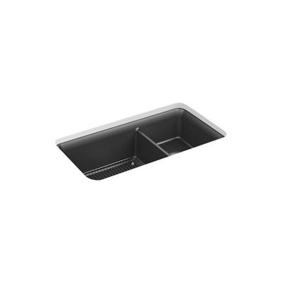 Cairn 33-1/2'' undermount double-bowl kitchen sink