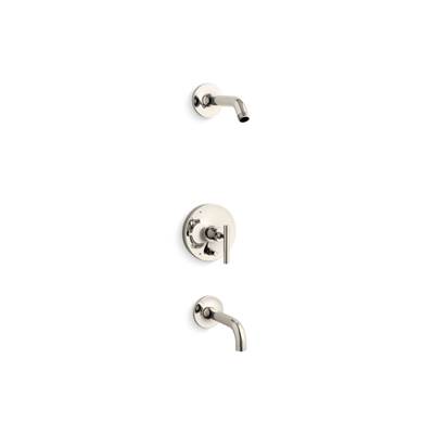 Kohler Purist Rite-temp Bath and Shower Trim Kit with Push-button Diverter and Lever Handle,...